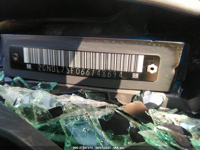 2006 CHEVROLET EQUINOX LT VIN: 2CNDL73F066148694