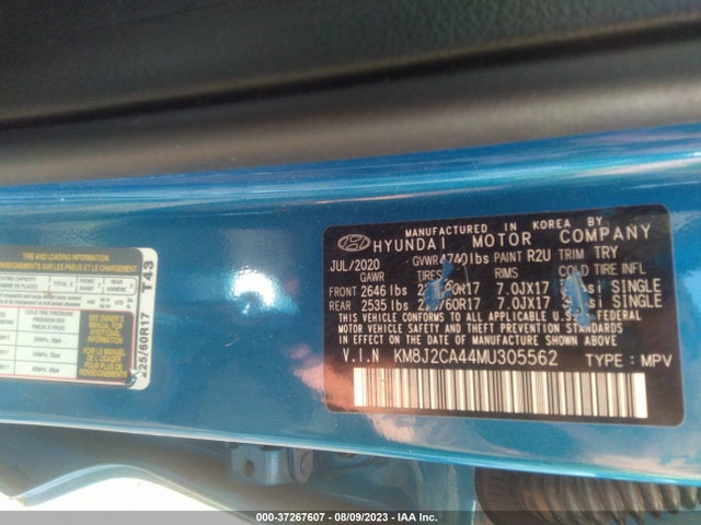 Hyundai TUCSON SE 2021 KM8J2CA44MU305562 Image 9
