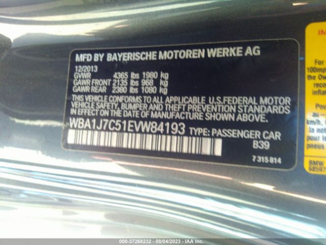 WBA1J7C51EVW84193 BMW 2 Series M235i