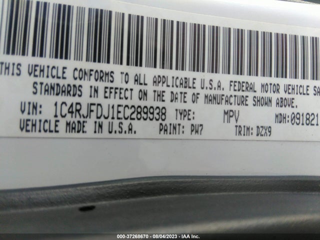 Jeep Grand Cherokee Srt8 2014 1C4RJFDJ1EC289938 Image 15