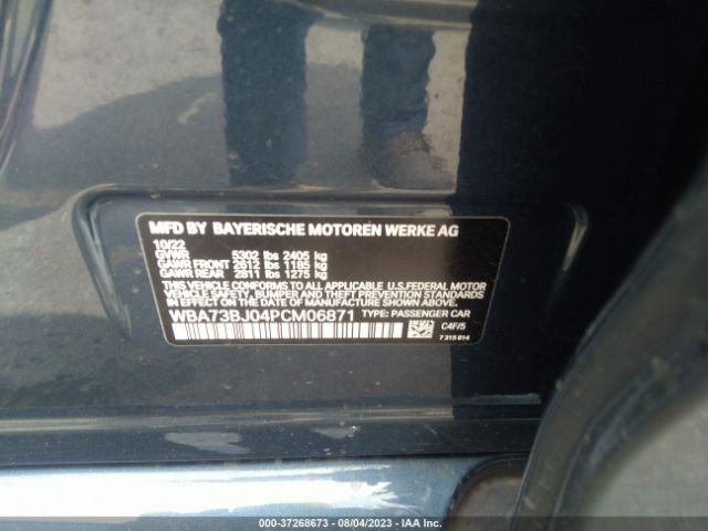 WBA73BJ04PCM06871 BMW 5 Series 540i Xdrive