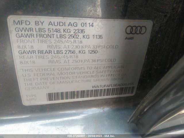 WA1UFAFL9EA096455 Audi Allroad Premium Plus