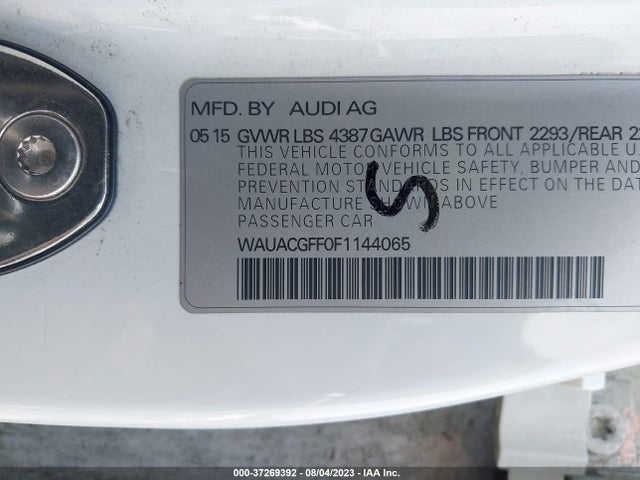 WAUACGFF0F1144065 Audi A3 1.8t Premium