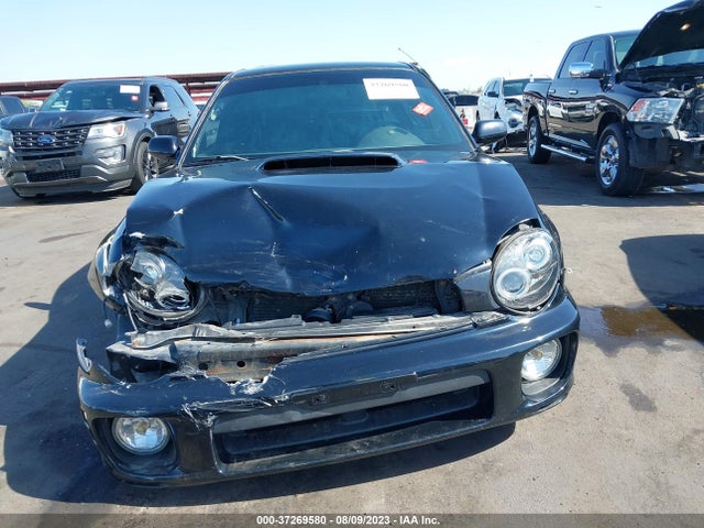 2003 SUBARU IMPREZA SEDAN WRX VIN: JF1GD29693G508622