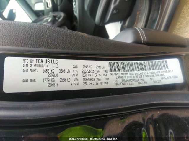1C4RDJAG4FC745564 Dodge Durango Sxt