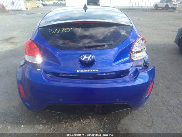2013 HYUNDAI VELOSTER W/BLACK INT VIN: KMHTC6AD1DU165008