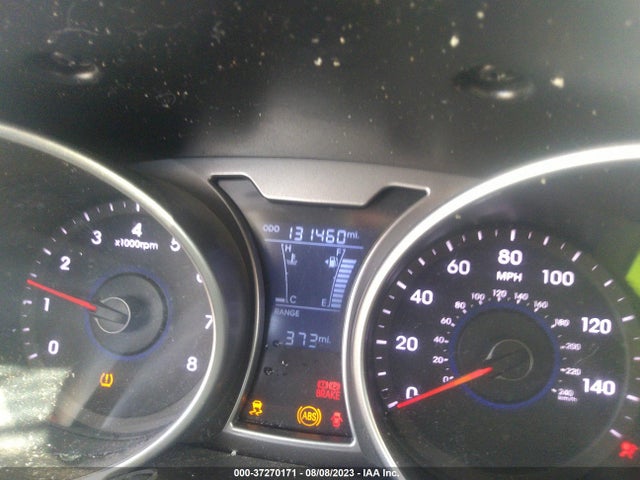 2013 HYUNDAI VELOSTER W/BLACK INT VIN: KMHTC6AD1DU165008