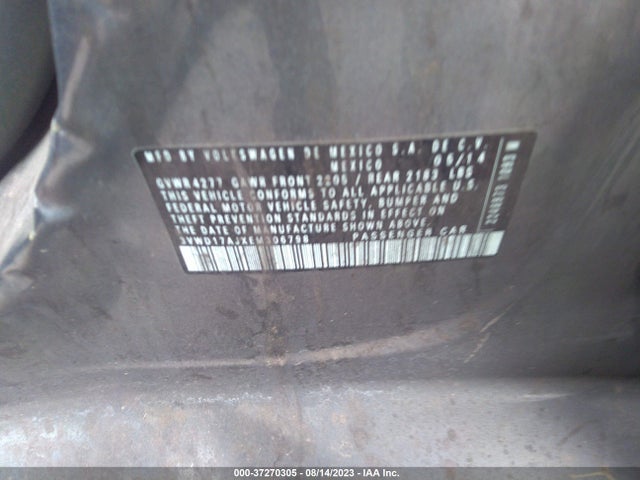 3VWD17AJXEM306798 Volkswagen Jetta Sedan Se W/connectivity