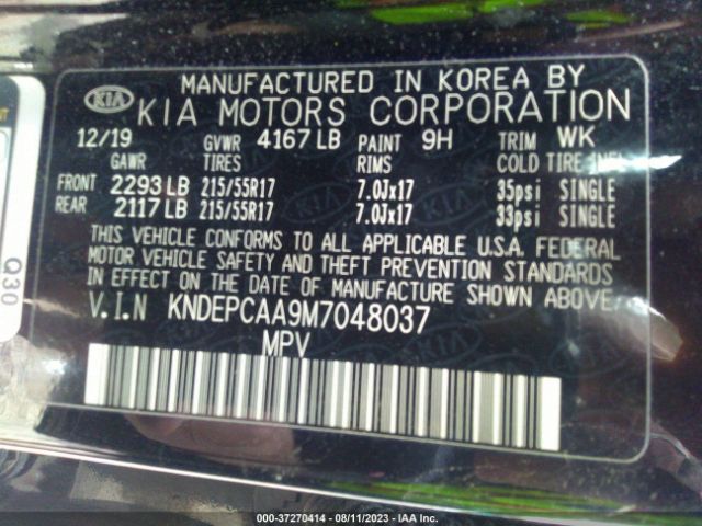 KNDEPCAA9M7048037 KIA Seltos Lx