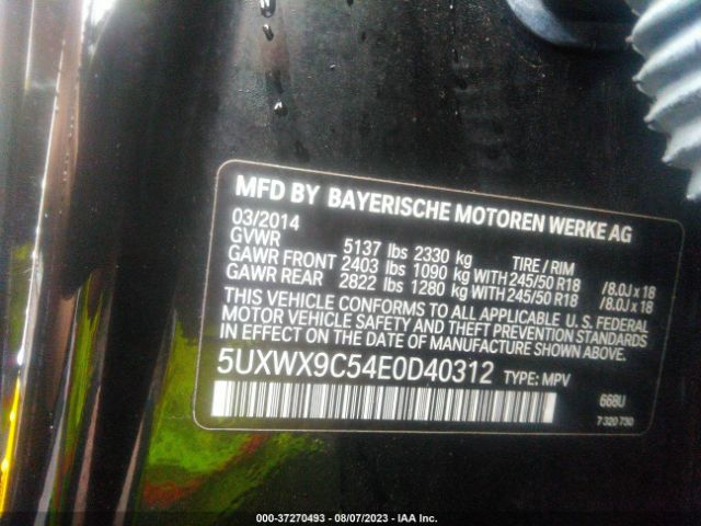 5UXWX9C54E0D40312 BMW X3 Xdrive28i