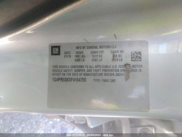 1G4PR5SKXF4164756 Buick Verano Convenience Group