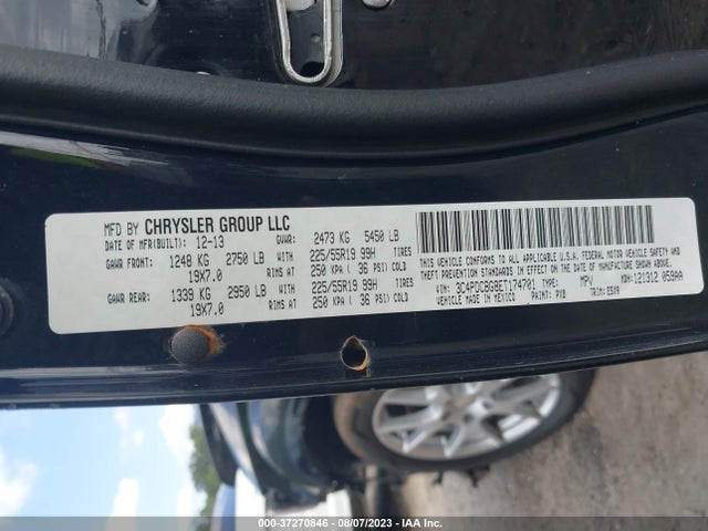 Dodge Journey Sxt 2014 3C4PDCBG8ET174701 Image 9