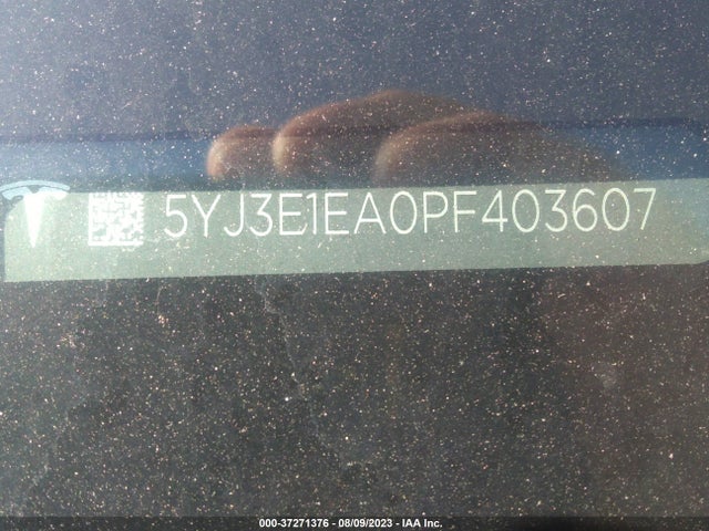Tesla MODEL 3 2023 5YJ3E1EA0PF403607 Image 9
