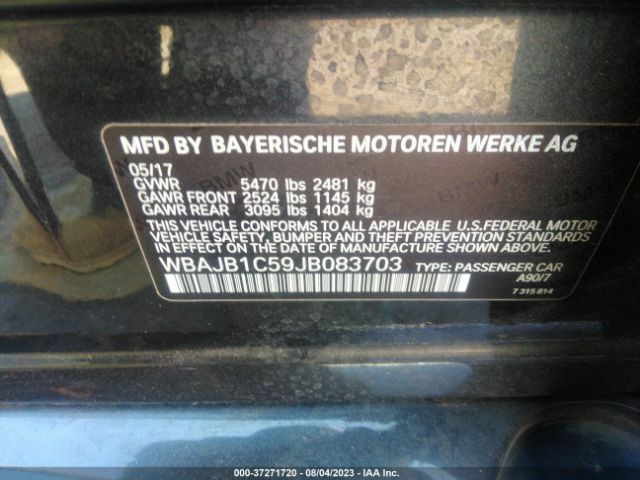 WBAJB1C59JB083703 BMW 530e Xdrive Iperformance
