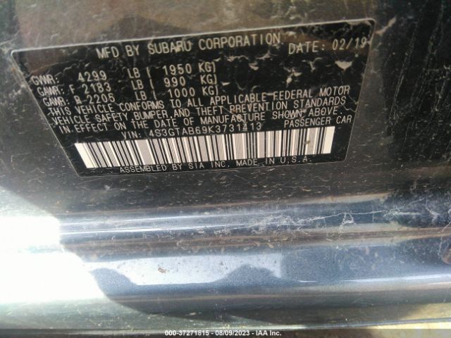 4S3GTAB69K3731413 Subaru Impreza