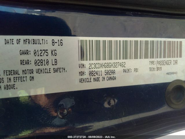 2C3CDXHG8GH327462 Dodge Charger Sxt