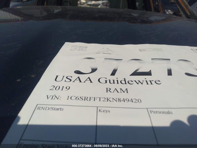 1C6SRFFT2KN849420 RAM 1500 Big Horn/lone Star