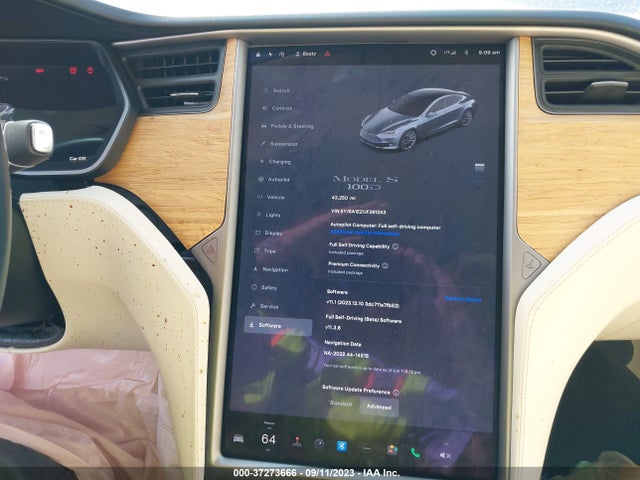 Tesla Model S 75d/100d/p100d 2018 5YJSA1E21JF261243 Image 8