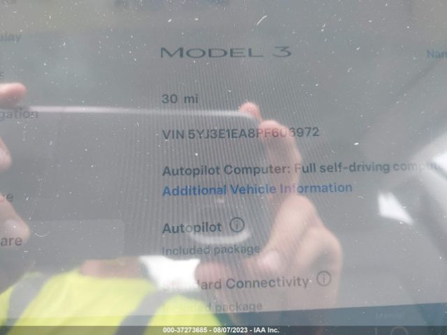 5YJ3E1EA8PF606972 Tesla MODEL 3