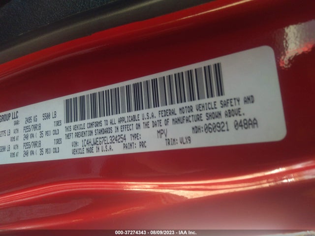 1C4HJWEG7EL324254 Jeep Wrangler Unlimited Altitude