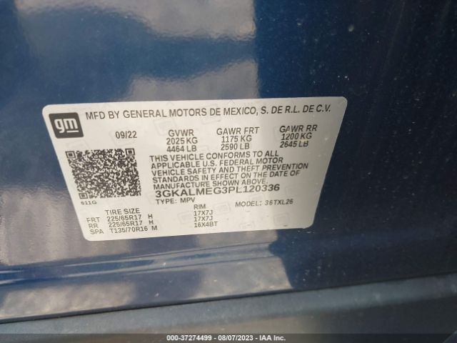 3GKALMEG3PL120336 GMC Terrain Sle