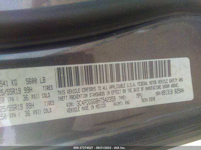 3C4PDDGG8HT542359 Dodge Journey Crossroad