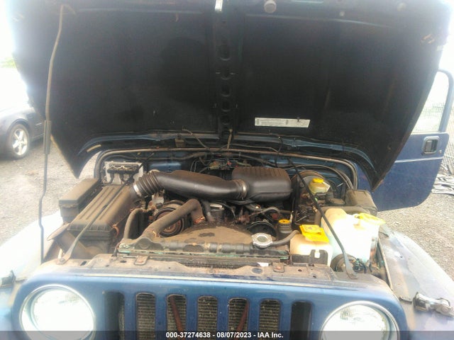 2001 JEEP WRANGLER SE VIN: 1J4FA29P41P341228
