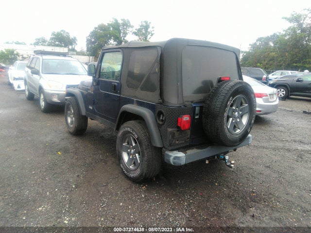 2001 JEEP WRANGLER SE VIN: 1J4FA29P41P341228