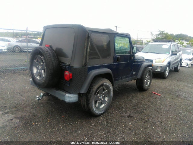 2001 JEEP WRANGLER SE VIN: 1J4FA29P41P341228