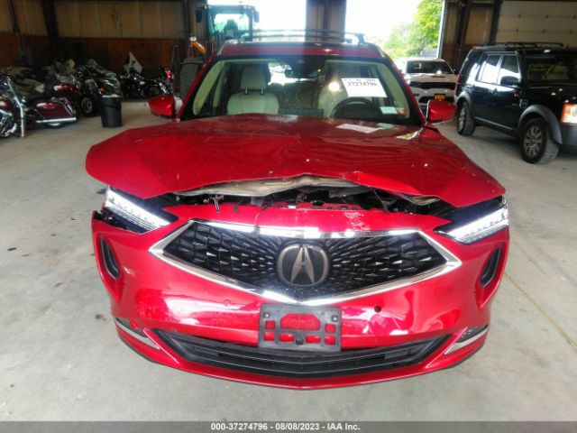 5J8YE1H86NL006610 Acura Mdx W/advance Package