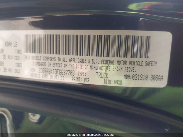 RAM 1500 Express 2015 3C6RR6KT3FG637709 Image 9