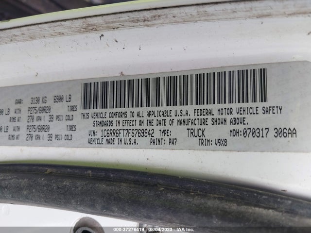 RAM 1500 Express 2015 1C6RR6FT7FS769942 Image 9