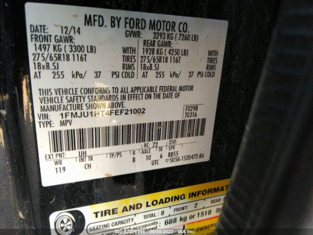 1FMJU1HT4FEF21002 Ford Expedition Xlt