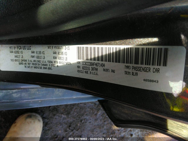 1C3CCCBB0FN671494 Chrysler 200 S
