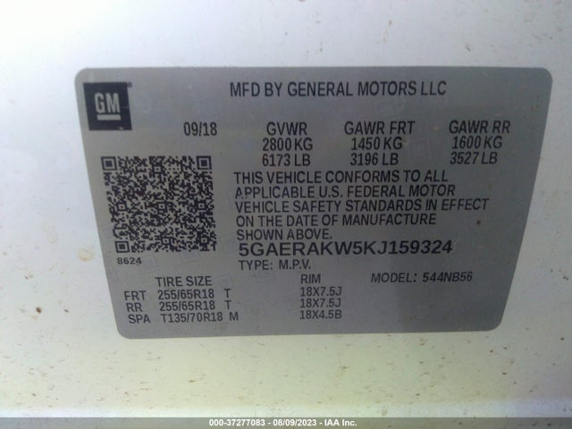 5GAERAKW5KJ159324 Buick Enclave Preferred