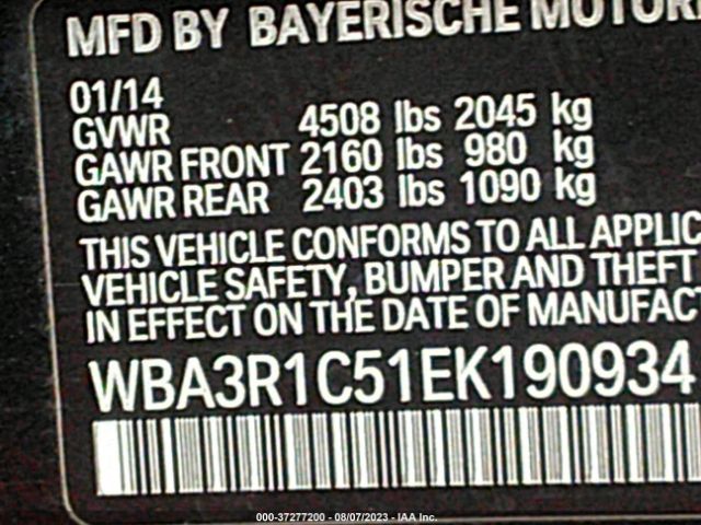 WBA3R1C51EK190934 BMW 4 Series 435i
