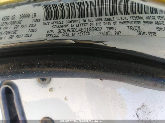 RAM 2500 Slt 2014 3C6UR5DL4EG195037 Image 9