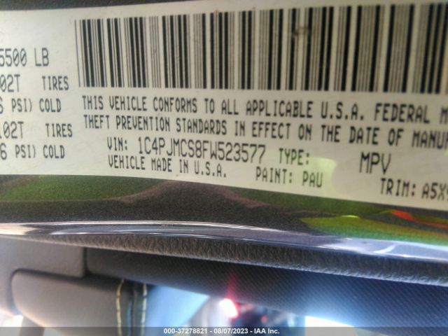 1C4PJMCS8FW523577 Jeep Cherokee Latitude