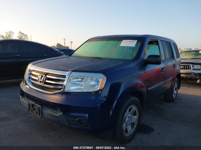 Honda PILOT LX 2014 5FNYF3H25EB006118 Image 2
