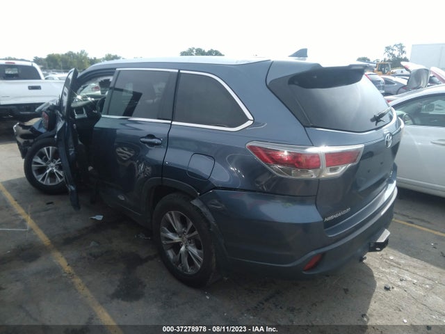 2015 TOYOTA HIGHLANDER XLE V6 VIN: 5TDKKRFH0FS038368