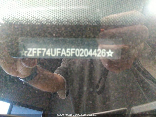 ZFF74UFA5F0204426 Ferrari F12Berlinetta