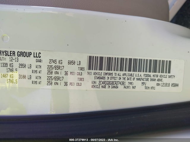 Dodge 2014 2014 2C4RDGBG8ER274381 Image 22