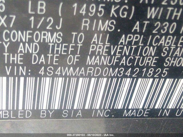 4S4WMARD0M3421825 Subaru Ascent Touring