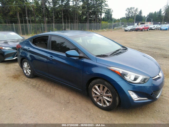 2016 HYUNDAI ELANTRA SE VIN: KMHDH4AE1GU511775