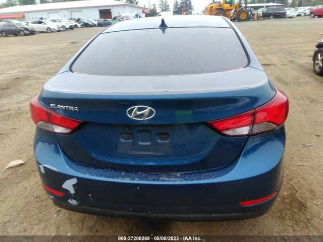 2016 HYUNDAI ELANTRA SE VIN: KMHDH4AE1GU511775
