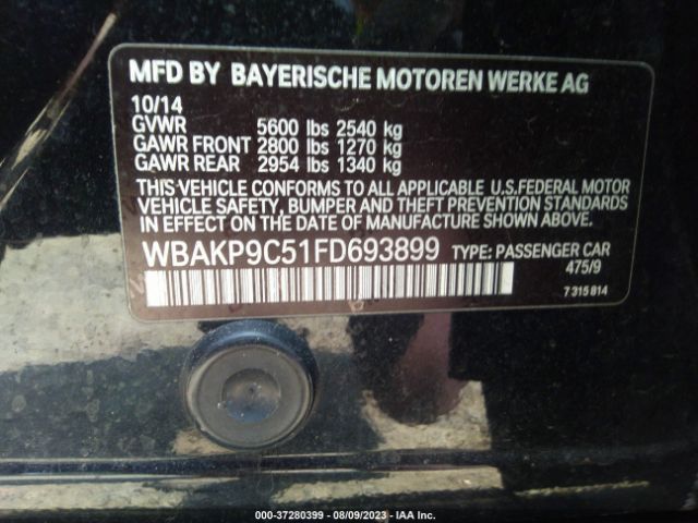 WBAKP9C51FD693899 BMW 5 Series 550i Xdrive