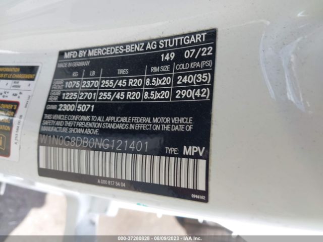 W1N0G8DB0NG121401 Mercedes-Benz Glc Glc 300