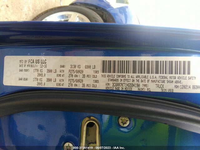3C6RR7KT1HG594190 RAM 1500 Express