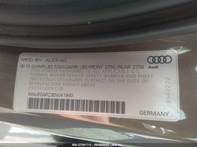 WAUFGAFC3EN041940 Audi A6 3.0t Premium Plus