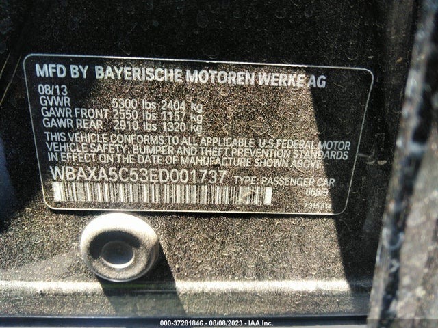BMW 5 Series 535d 2014 WBAXA5C53ED001737 Image 15